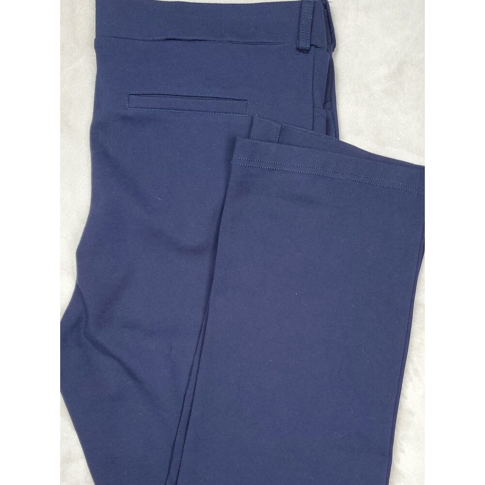 Betabrand | Women's XLT 7-Pocket Straight Leg Dress Pants Navy Blue Stretch